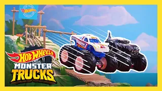 The FASTEST MONSTER TRUCK RACES! 🏁  | Monster Trucks | @HotWheels