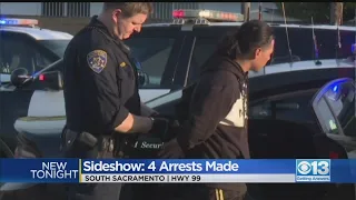 Sideshow: 4 Arrests Made