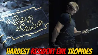 Top 10 HARDEST Trophies in Resident Evil!
