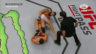 Gran triunfo del peruano Claudio El Niño Puelles en el UFC CHILE