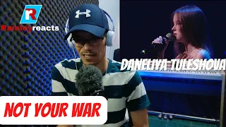 Daneliya Tuleshova - Not Your War (Okean Elzy) live @ 'VOICE OF PEACE', Almaty, 20220703) | REACTION