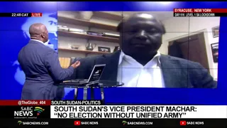 South Sudan's VP Riek Machar's warning against elections: Dr Jok Madut Jok