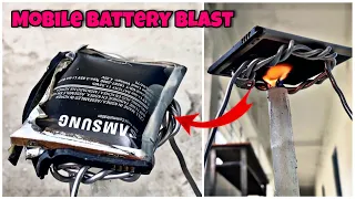 Mobile Battery Explosion | #shorts #experiment #trending #nextlevel