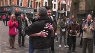 Street Evangelist witnesses to a gay person