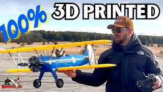 3D Printing is the FUTURE! RC PT-17 Stearman is cheap & AMAZING!!