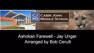 Ashokan Farewell - Jay Unger, arranged by Bob Cerulli