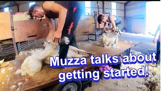 SHEARING WITH A BEGINNER!       ARE YOU TOUGH ENOUGH??     -  SHEEP SHEARING 2020