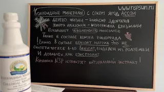 Коллоидные минералы НСП (NSP) с соком ягод Ассаи - 70 минералов