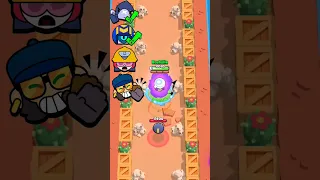 Who can escape tick's head 2 #brawlstars #brawlerswhennotbrawling #shortvideos #viral #brawl $shorts