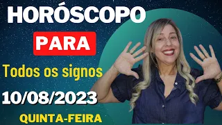 Horóscopo de hoje 10/08/23, QUINTA- FEIRA para TODOS os SIGNOS #amor #saude #dinheiro! Por Zuri!