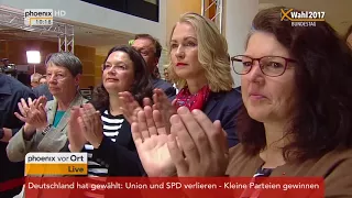 Martin Schulz zur Niederlage bei der Bundestagswahl am 25.09.17