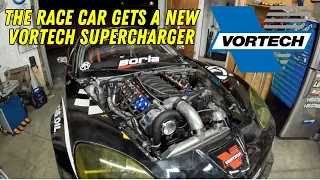 The Race Car Gets A New Vortech Supercharger!