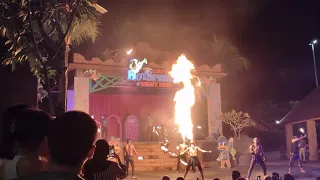 Lost World of Tambun Fire Show Amazing