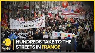 France: Hundreds take to streets against President Macron's proposed pension reforms | WION