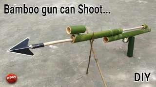 How to make a Bamboo Toy that's can real shoot.