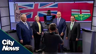 Ontario party leaders face off in the only televised election debate