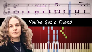 Carole King - You've Got a Friend - ACCURATE Piano Tutorial