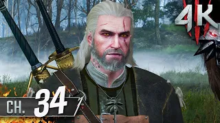 The Witcher 3: Wild Hunt [4K/60fps] (100%, Death March!) Part 34 - The Volunteer