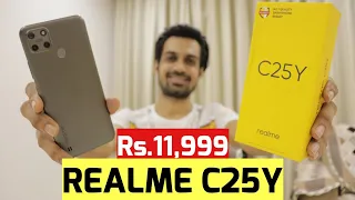 Realme C25Y Unboxing Rs.11,999 ⚡⚡ ANTUTU & Throttling TEST 🔥