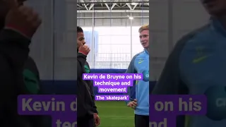 Kevin de bruyne on his technique and movement… #youtube #mancity #kevindebruyne