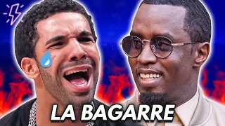 Diddy a giflé Drake (il a fini à l'hôpital)