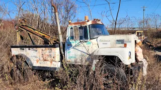 International Fleetstar Wrecker Sitting For Years  Will It Run and Drive?  P2