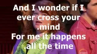 I need you now- the glee project official lyrics video