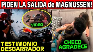 MAGNUSSEN DEBE SALIR de F1!! VIDEO FOTOGRAFOS HERIDOS!! CHECO AGRADECE a LA AFICION!! GP MONACO 2024