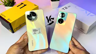 Realme 11 5G 🆚 Vivo T2 5G ⚡Unboxing & Comparison ⚡ Camera ⚡ price ⚡ full Details