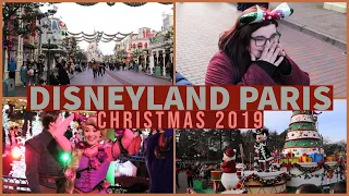 DISNEYLAND PARIS AT CHRISTMAS 2019 VLOG | Disney Land in ONE Day! Vlogmas