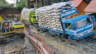 SEKIL DEWA 🔥‼️RC TRUK FUSO BELAP DAN NINO RANGER BERMUATAN PUPUK ORGANIK KIRIM KE DESA TRANSMIGRASI