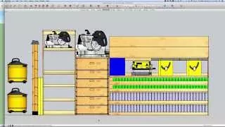 BUILDING A MOBILE WOODSHOP (Part 15) How to get the SketchUp 3D model for FREE!