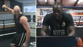 Deontay Wilder reacts to Tyson Fury mocking his punching technique 👀