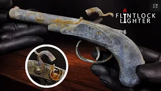 Very Rusty Pistol Lighter Restoration