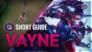 4 Minute Guide to Vayne ADC | Mobalytics Short Guides