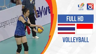 FULL HD: Thailand - Indonesia l Women's Volleyball ไทย - อินโดนีเซีย l วอลเลย์บอล - SEA Games 31