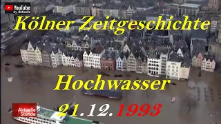 Rhein Hochwasser - Kölner Zeitgeschichte 21.12.1993