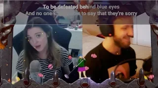 Lasqa поет с Лизон в Twitch Sings - Limp Bizkit Behind Blue Eyes