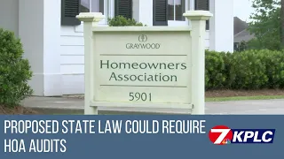 Proposed state law could require HOA audits adding an increase to homeowner fees