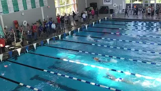 Thomas Heilman breaks 11-12 National Age Group Record in 100 yard fly -