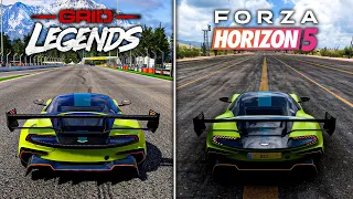 Grid Legends vs Forza Horizon 5 - Sound & Graphics Comparison! (4K 60)