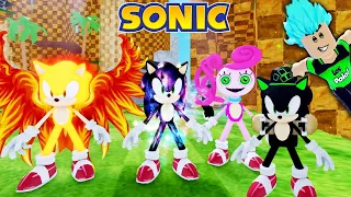 Encontramos SKINS Super chulas en Roblox SONIC MORPHS!!