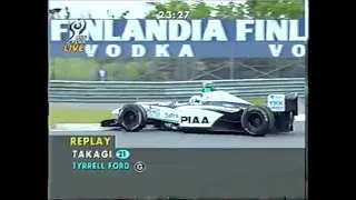 F1 1998 Crashes