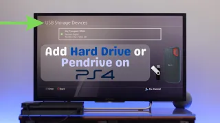 How to Set Up Your PS4 External Hard Drive! [Increase Storage]