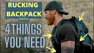 Your First RUCKING bag (4 things it NEEDS to have)