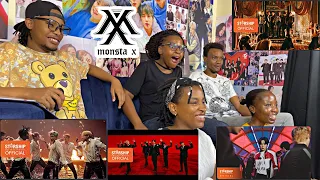 [MONSTA X MARATHON] - 'Alligator' + 'FANTASIA' + 'Love Killa' + 'Rush Hour' MV REACTION