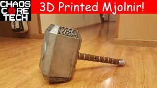 Life Size 3D Printed Thor's Hammer (Mjolnir)