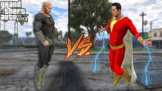 GTA 5 - Black Adam vs Shazam SUPERHERO BATTLE