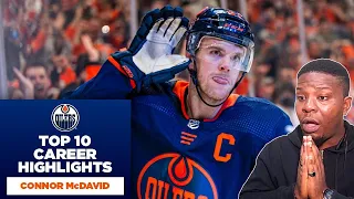 THE MESSI OF HOCKEY?!! SOCCER FAN First Time Reacting to Connor McDavid's Top 10 Career Highlights