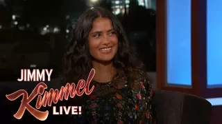 Salma Hayek Pinault Got Peed on by a Monkey